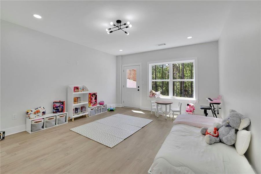 Furnished interior view inside a new home in , Monroe (Image 59).