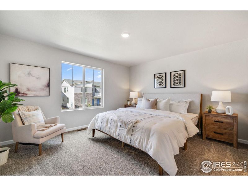 Furnished interior view inside a new home in Pintail Commons at Johnstown Village, Johnstown (Image 7).