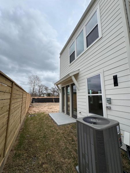 Exterior details and patio area of a home in , Houston (Image 28).