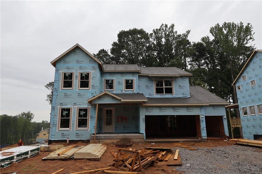 In-progress construction of a new home in Ellis, Marietta, GA (Image 6). In-progress construction of a new home in Ellis, Marietta, GA (Image 6).