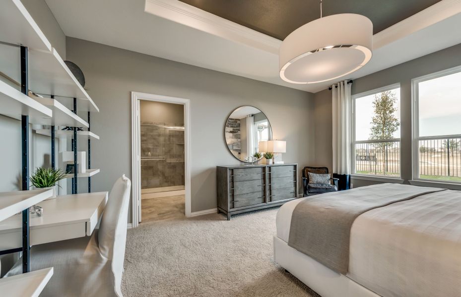 Furnished interior view inside a new home in Rosemary Fields, Godley (Image 9).
