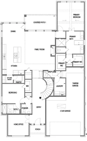 2D floor plan layout of this home in Esperanza, Boerne, TX (Image 2). 2D floor plan layout of this home in Esperanza, Boerne, TX (Image 2).
