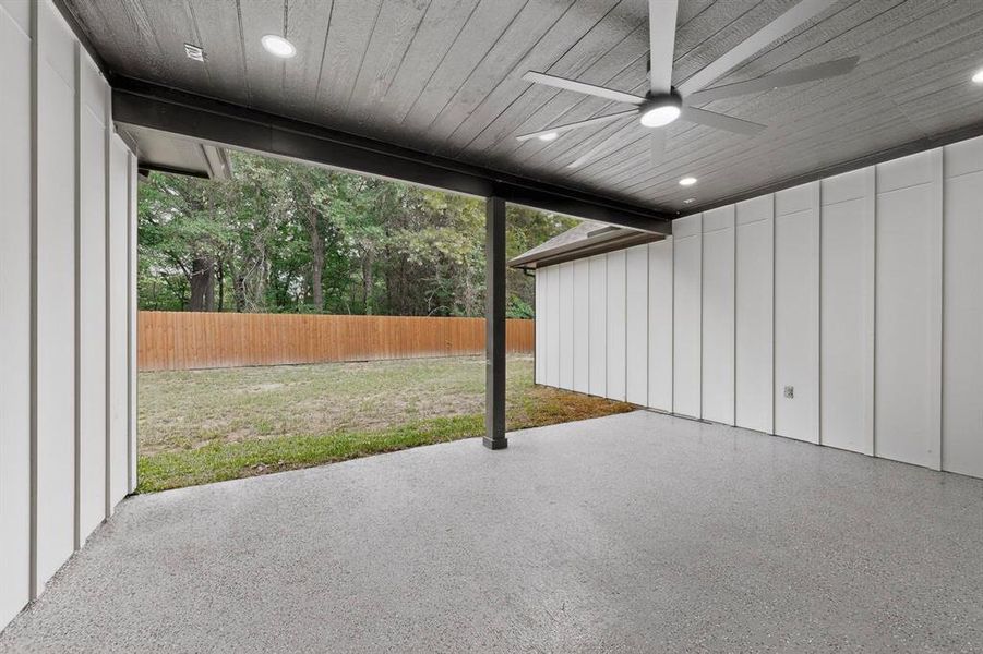 Exterior details and patio area of a home in , Tool (Image 29).