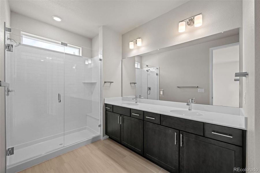 Furnished interior view inside a new home in Ralston Creek, Arvada (Image 24).