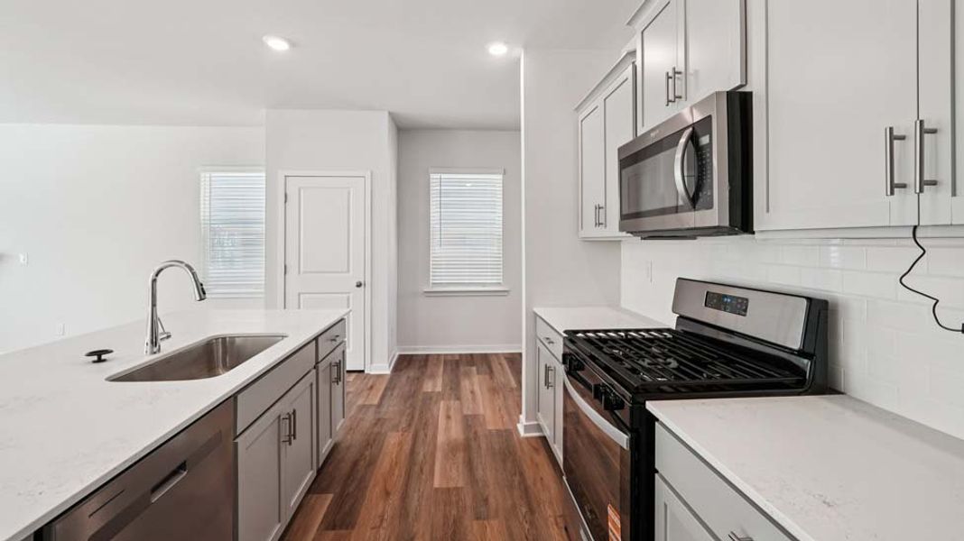 Furnished interior view inside a new home in Providence Walk, Hendersonville (Image 6).