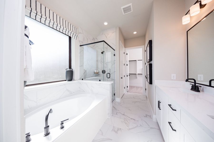 Representative furnished interior of a home built from the Cambridge by Beazer Homes in Arabella on the Prairie: Signature Collection, Richmond (Image 13).