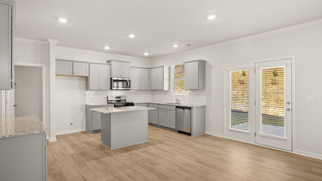 Representative furnished interior of a home built from the Mansfield by D.R. Horton in Northwoods at Mirror Lake, Villa Rica (Image 6). Representative furnished interior of a home built from the Mansfield by D.R. Horton in Northwoods at Mirror Lake, Villa Rica (Image 6).