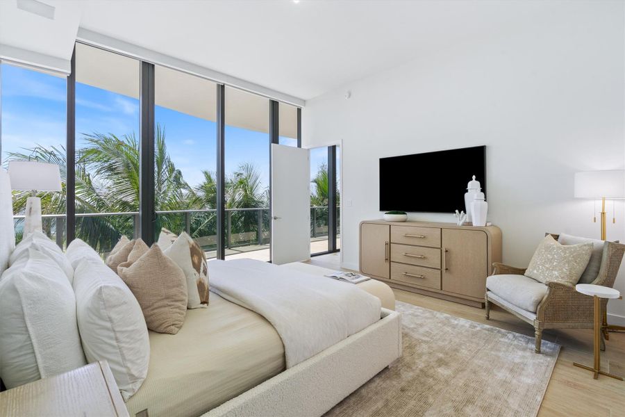 Furnished interior view inside a new home in Casamar, Pompano Beach (Image 15).