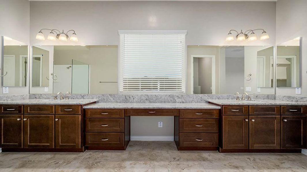 Representative furnished interior of a home built from the 45RM2 by Taylor Morrison in Almeria at Rancho Mercado, Surprise (Image 26). Representative furnished interior of a home built from the 45RM2 by Taylor Morrison in Almeria at Rancho Mercado, Surprise (Image 26).