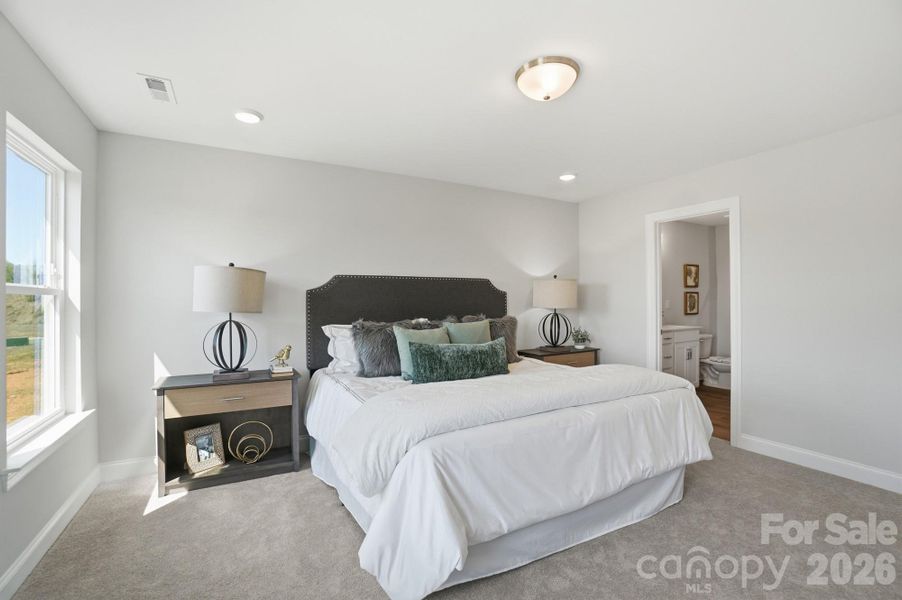 Furnished interior view inside a new home in The Meadows at Laurelbrook, Sherrills Ford (Image 11).