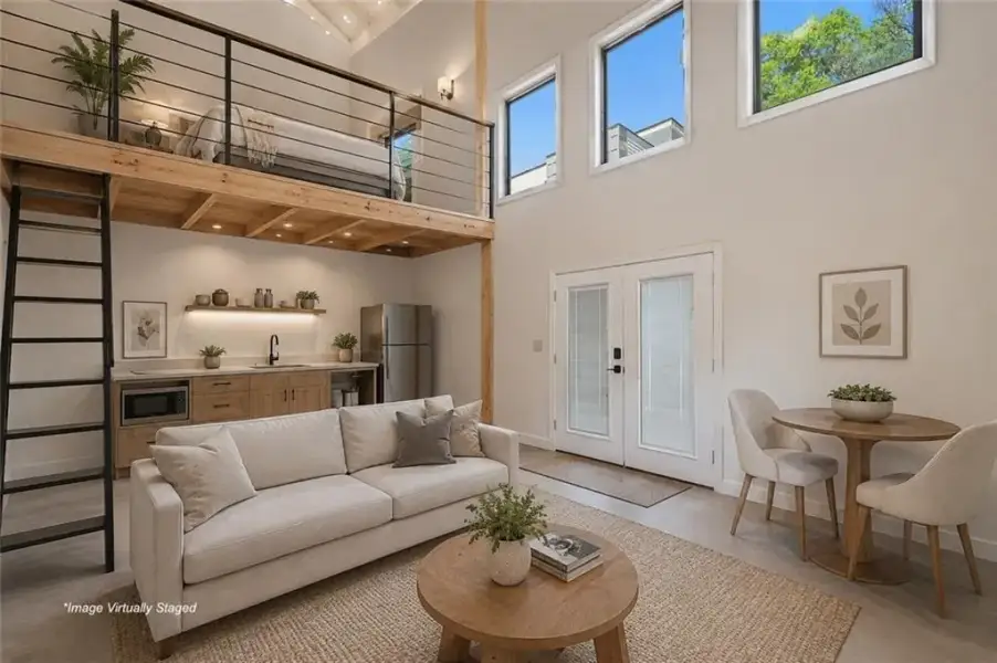 Furnished interior view inside a new home in , Roswell (Image 11).