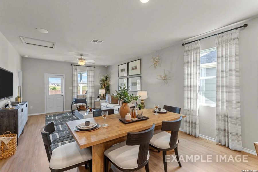 Furnished interior view inside a new home in Applewhite Meadows, San Antonio (Image 18).