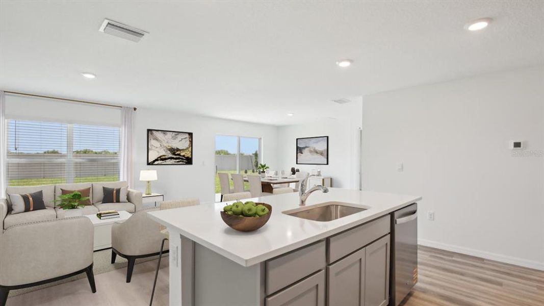 Furnished interior view inside a new home in Emerson Pointe, Ocala (Image 7).