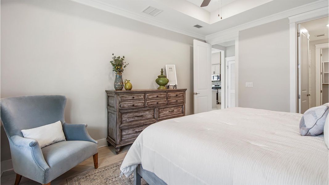 Furnished interior view inside a new home in Breakfast Point East Phase I, Panama City Beach (Image 27).