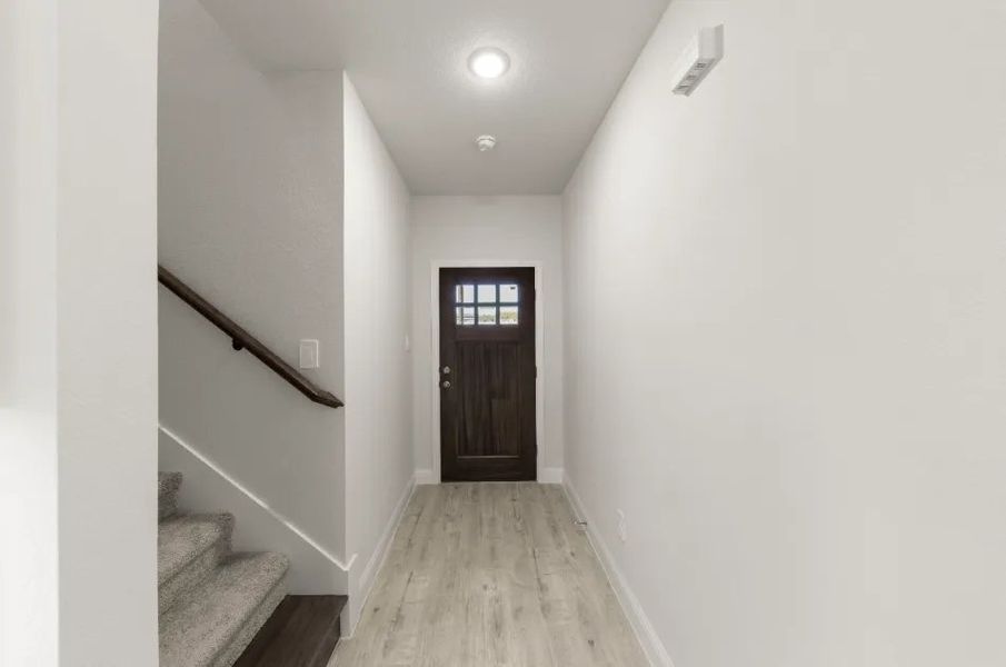 Front exterior of a new home in Sereno Oaks at Buckner Terrace, Dallas, TX, highlighting curb appeal (Image 6).