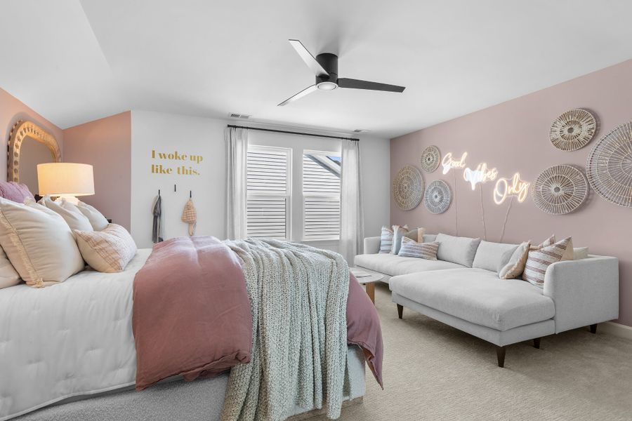 Representative furnished interior of a home built from the The Seashore Multigen by Chesapeake Homes in Coastal Club of the Carolinas, Calabash (Image 37).