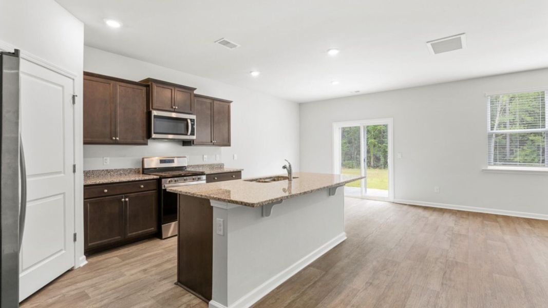 Furnished interior view inside a new home in Rivers Reach, Yemassee (Image 7).