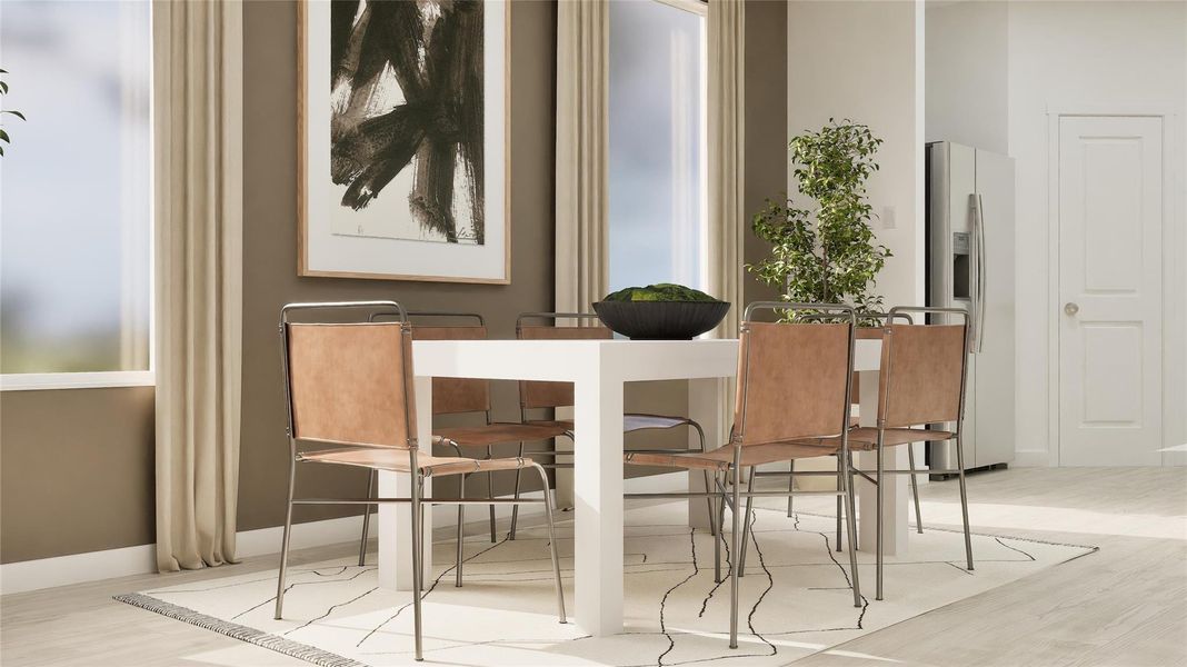 Furnished interior view inside a new home in , Hutto (Image 27).