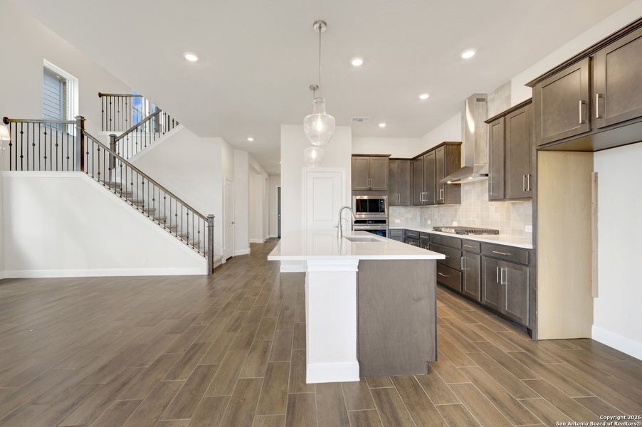 Furnished interior view inside a new home in Windsong - Reserve Series, Boerne (Image 17).
