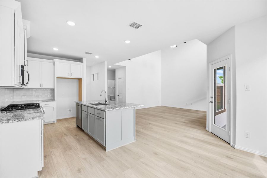 Furnished interior view inside a new home in Beamer Villas, Friendswood (Image 9).