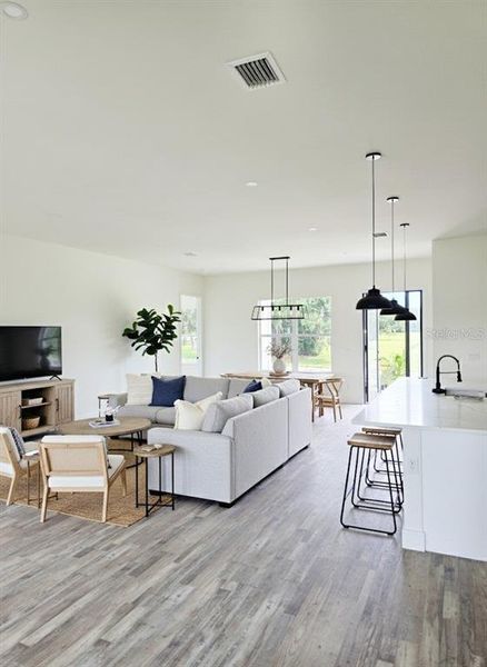 Furnished interior view inside a new home in , Sebring (Image 5).