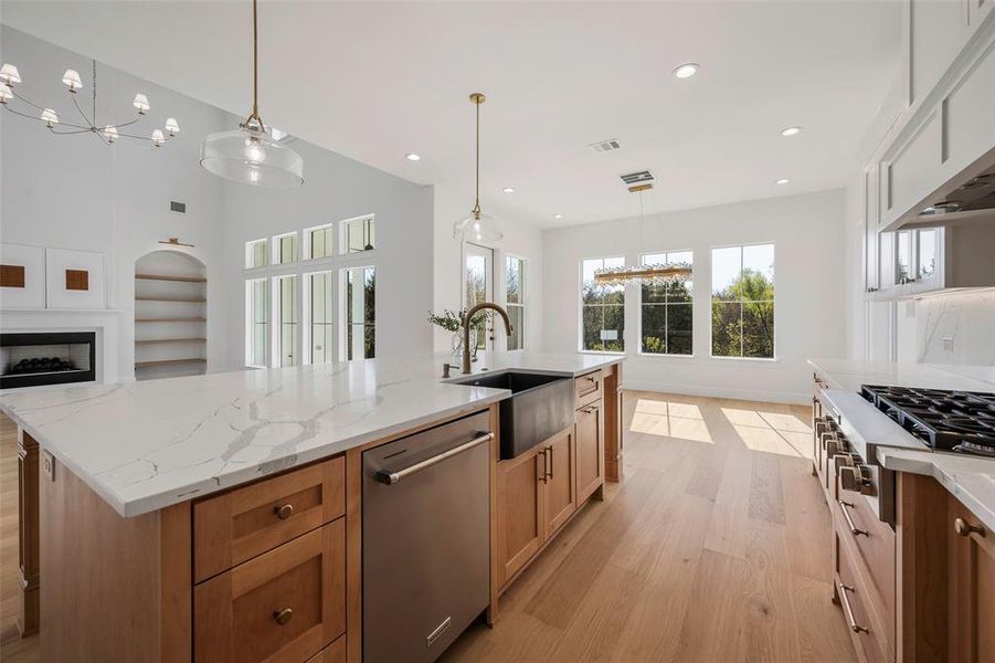 Furnished interior view inside a new home in , McKinney (Image 8). Furnished interior view inside a new home in , McKinney (Image 8).