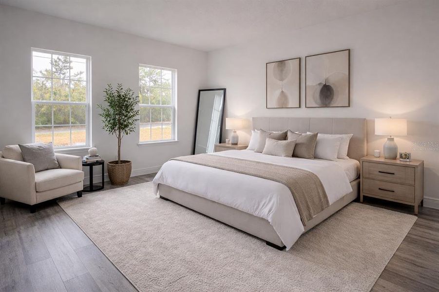 Furnished interior view inside a new home in , Ocala (Image 3).