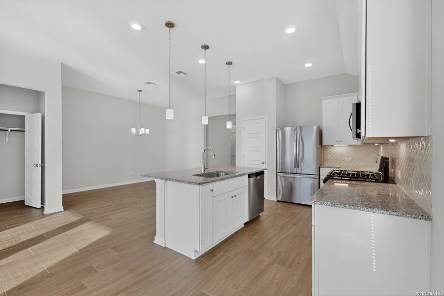 Furnished interior view inside a new home in Bricewood, San Antonio (Image 6). Furnished interior view inside a new home in Bricewood, San Antonio (Image 6).