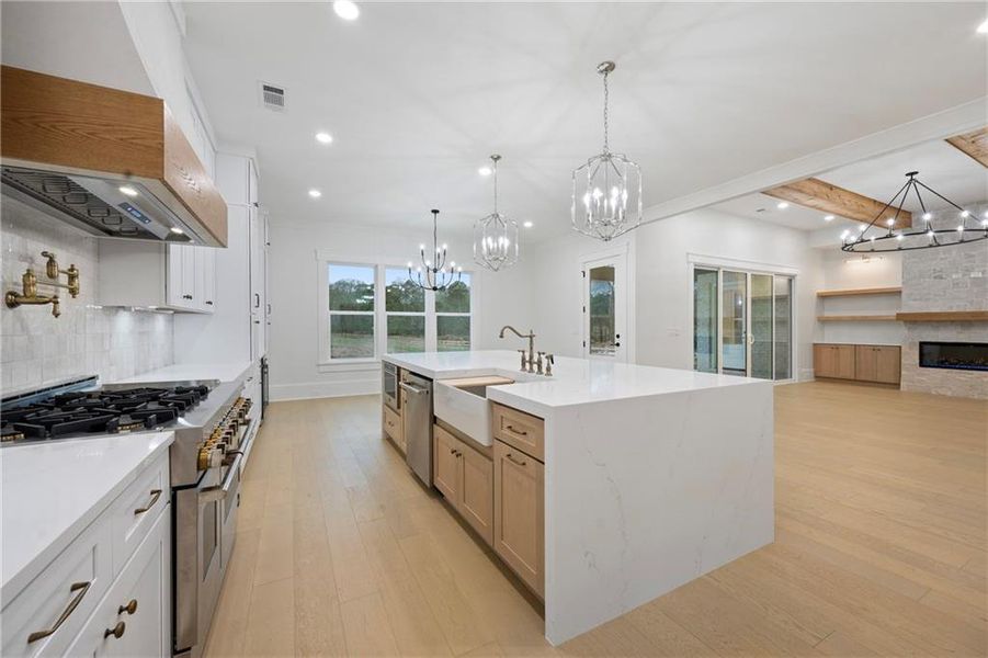 Furnished interior view inside a new home in , Dacula (Image 12).