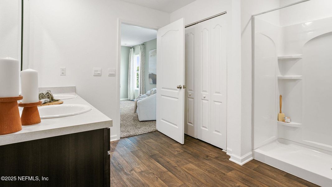 Furnished interior view inside a new home in Sawmill Branch Express, Palm Coast (Image 34). Furnished interior view inside a new home in Sawmill Branch Express, Palm Coast (Image 34).