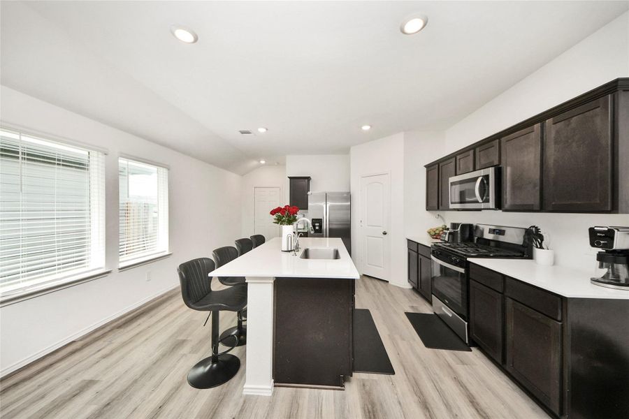 Furnished interior view inside a new home in , Houston (Image 12).