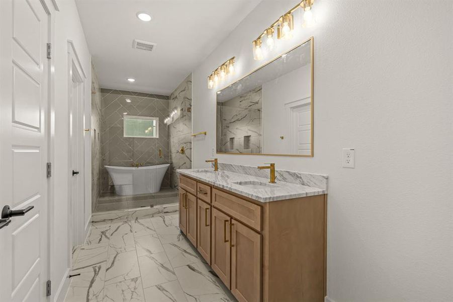 Furnished interior view inside a new home in , Fort Worth (Image 11).