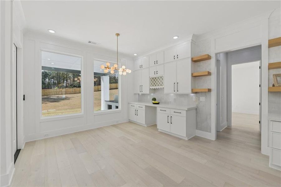 Furnished interior view inside a new home in , Grayson (Image 11).
