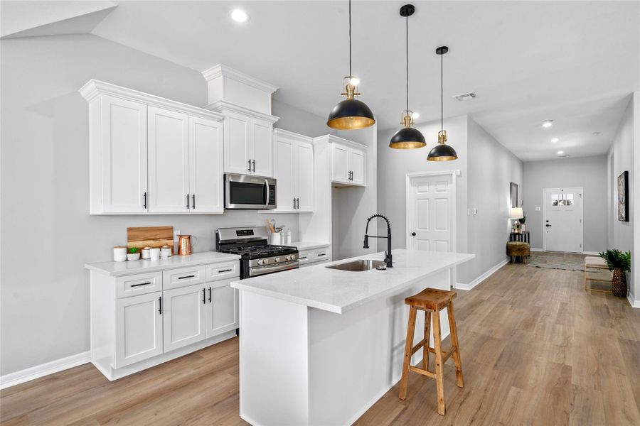Furnished interior view inside a new home in , Houston (Image 14).