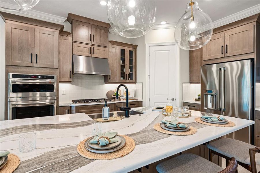 Furnished interior view inside a new home in Esplanade at Skye Ranch, Sarasota (Image 22).