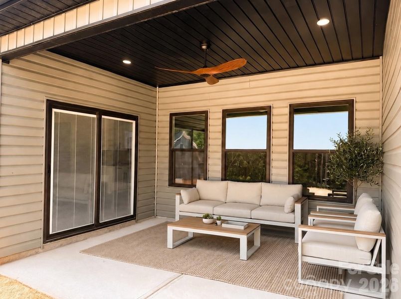 Exterior details and patio area of a home in , Salisbury (Image 28).