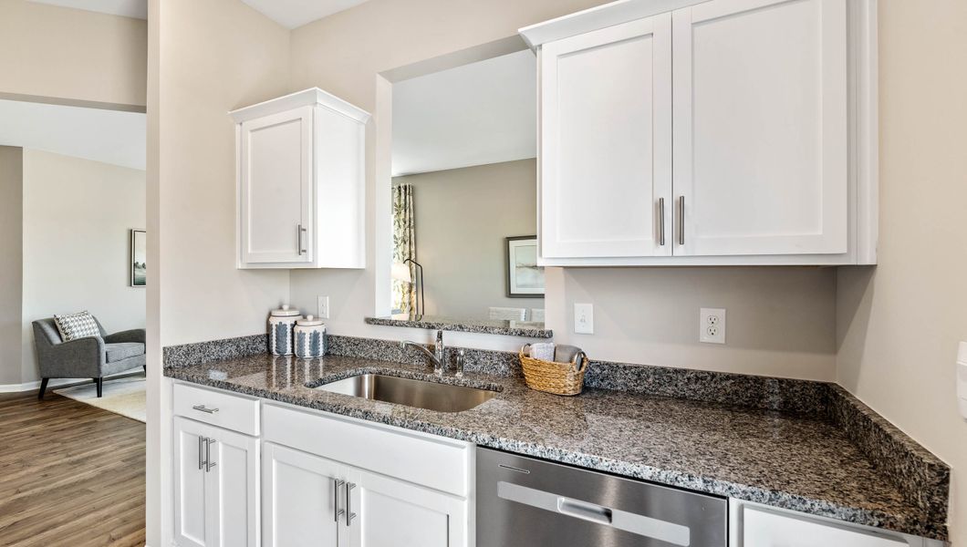 Furnished interior view inside a new home in Tanglewood Townes, Greenville (Image 12).