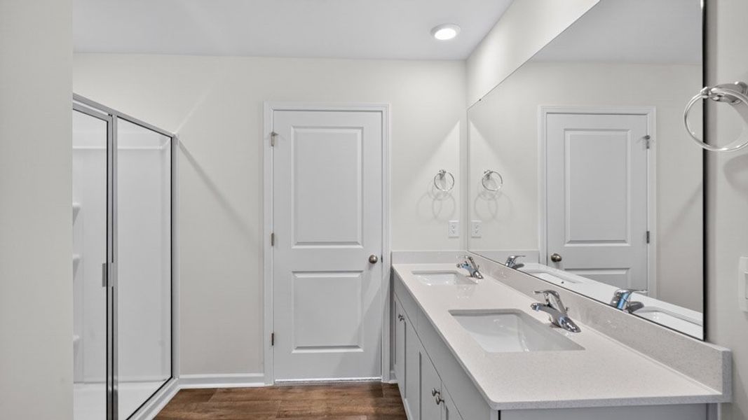 Furnished interior view inside a new home in Olive Branch, Clayton (Image 12). Furnished interior view inside a new home in Olive Branch, Clayton (Image 12).