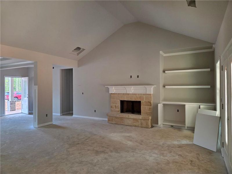 In-progress construction of a new home in , Bethlehem, GA (Image 10).