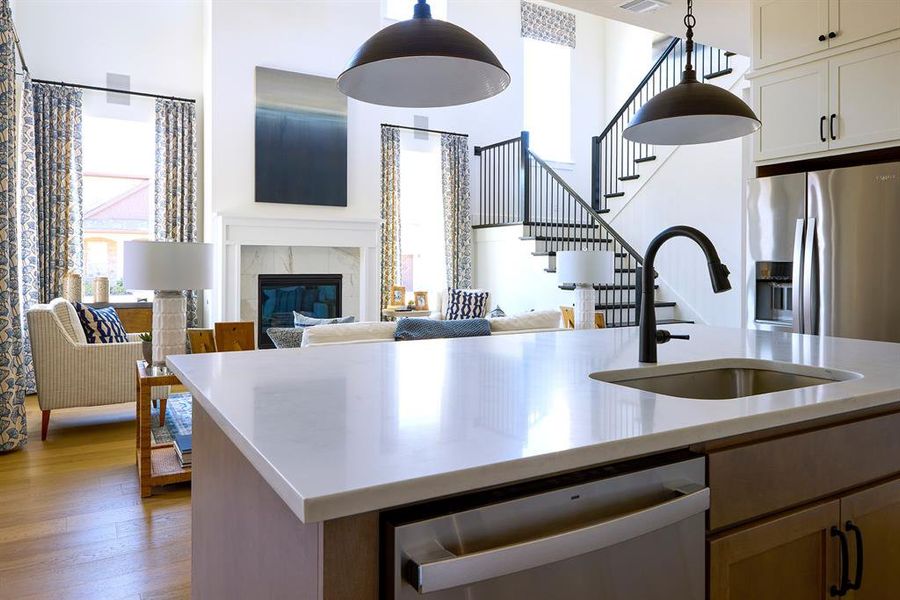 Furnished interior view inside a new home in Edgewater, Royse City (Image 25).