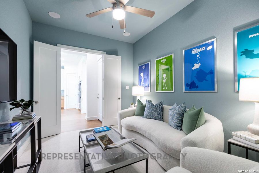 Furnished interior view inside a new home in Davis Ranch, San Antonio (Image 43).