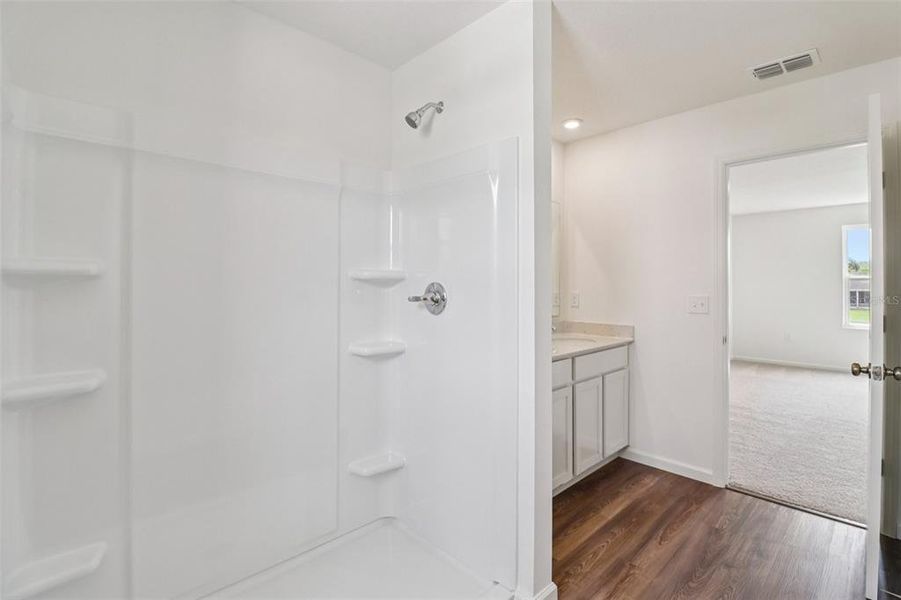 Furnished interior view inside a new home in Sumter Villas, Sumterville (Image 11).