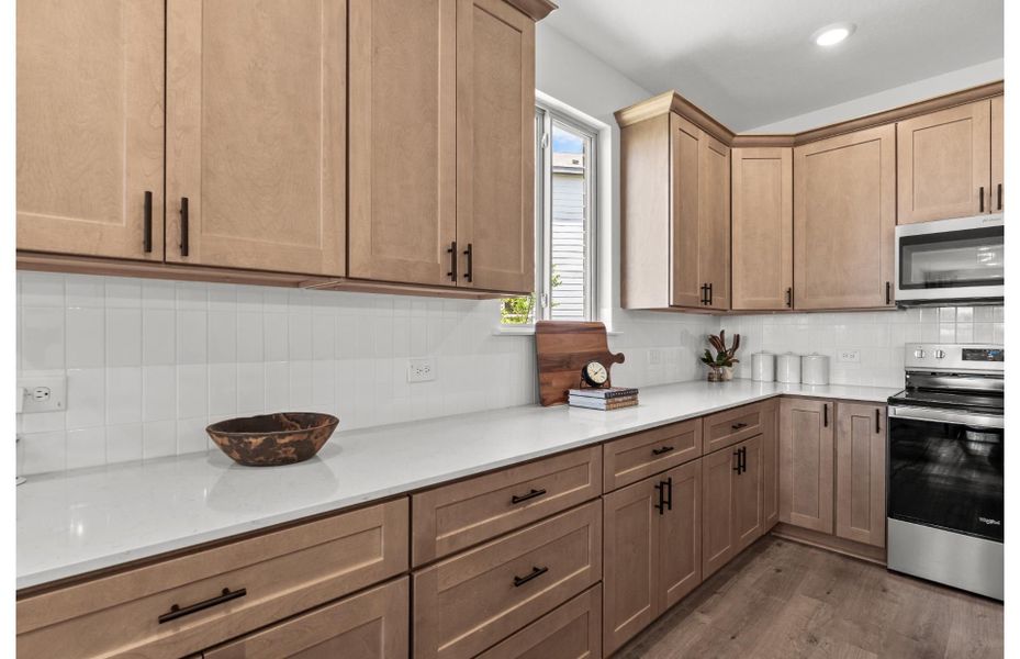 Representative furnished interior of a home built from the Emory by Pulte Homes in Nopal Valley, San Antonio (Image 18). Representative furnished interior of a home built from the Emory by Pulte Homes in Nopal Valley, San Antonio (Image 18).