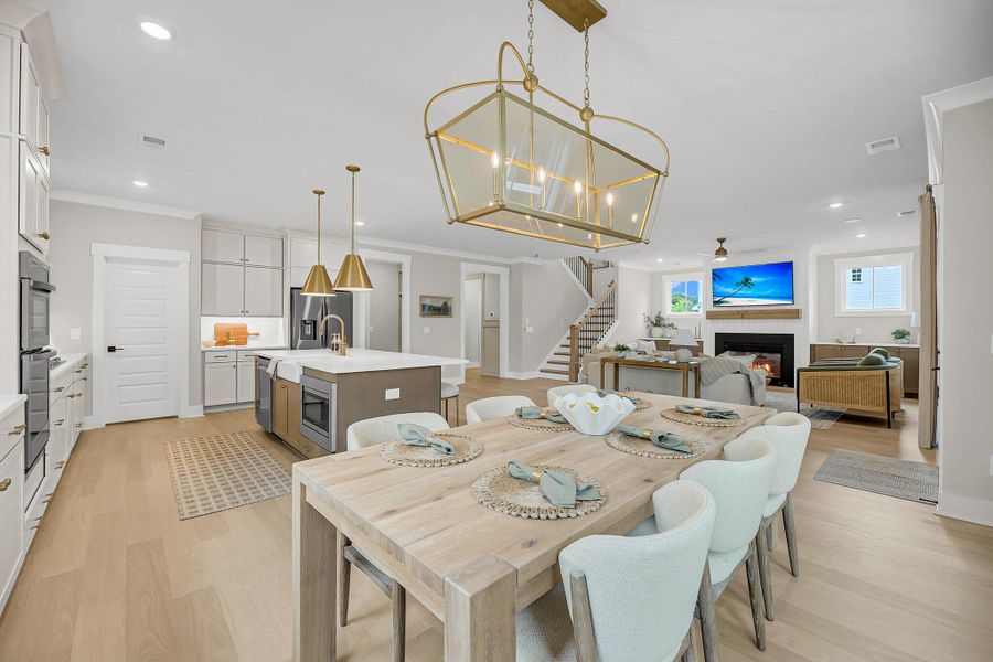 Furnished interior view inside a new home in Indigo Place, North Charleston (Image 37). Furnished interior view inside a new home in Indigo Place, North Charleston (Image 37).