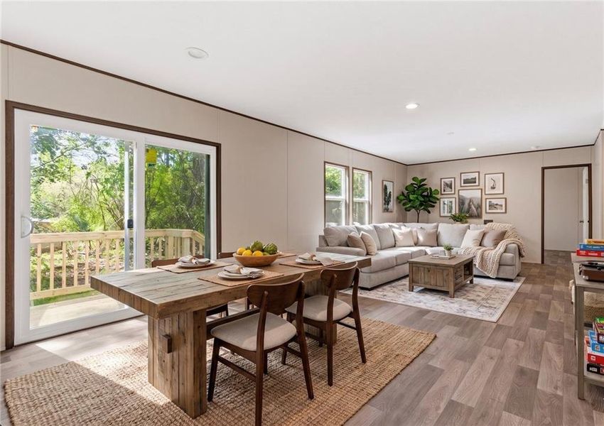 Furnished interior view inside a new home in , Dahlonega (Image 8).