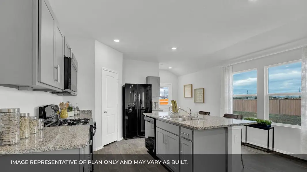 Furnished interior view inside a new home in Southgrove, Kyle (Image 8).