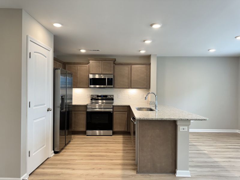 Furnished interior view inside a new home in Wheatfield, Shelbyville (Image 4).