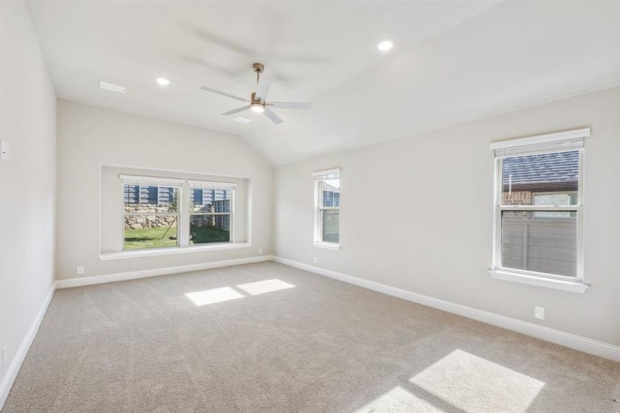 Spacious, unfurnished interior of a new home in Union Park Classic 60, Little Elm (Image 28).