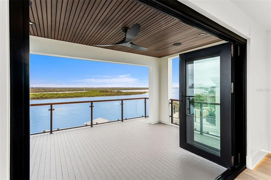 Exterior details and patio area of a home in , New Smyrna Beach (Image 35).