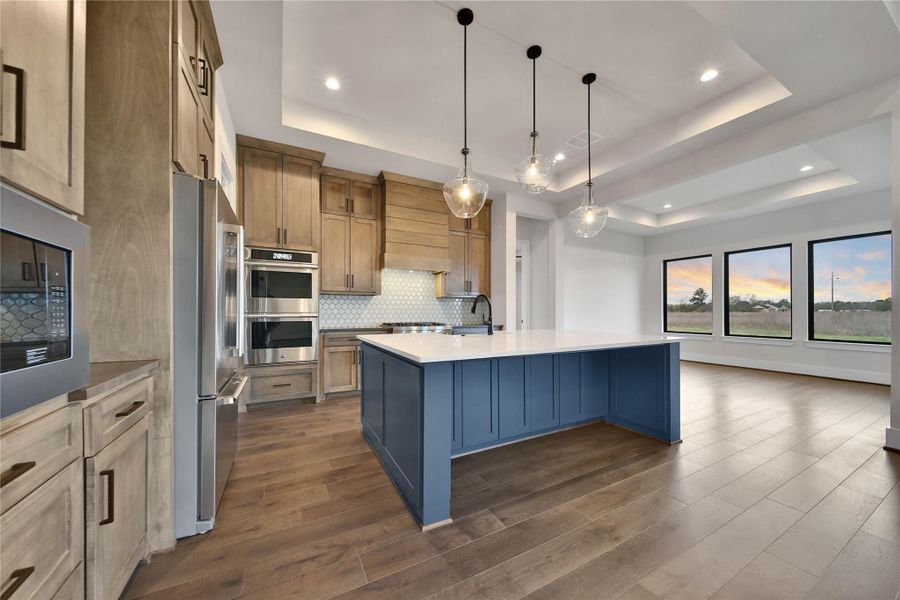 Furnished interior view inside a new home in High Meadow Estates, New Waverly (Image 6).